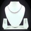 Silver Plated American Diamond Necklace Set