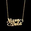 couple name necklace