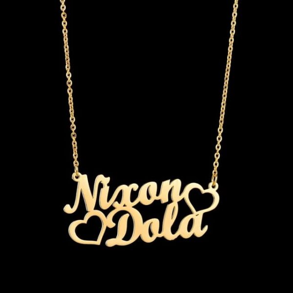 couple name necklace